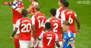 2023/24赛季以来，枪手英超32次利用角球破门，领先其他队达12球
